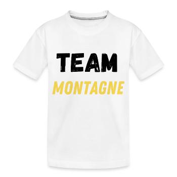 team montagne - T-shirt bio Premium Enfant - blanc - Devant