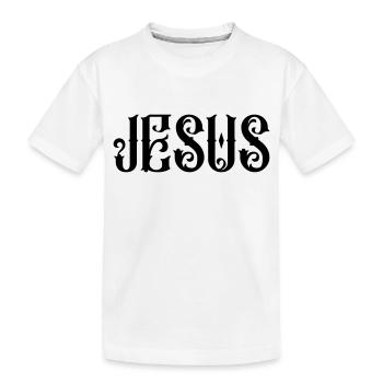 Jésus - T-shirt bio Premium Enfant - blanc - Devant