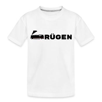 Rasender Roland Rügen - Kinder Premium Bio T-Shirt - Weiß - Vorne