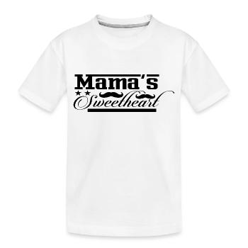 Mama ́s Sweetheart - Kids' Premium Organic T-Shirt - white - Front