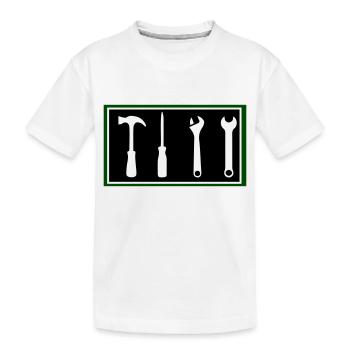 Tool - Kids' Premium Organic T-Shirt - white - Front