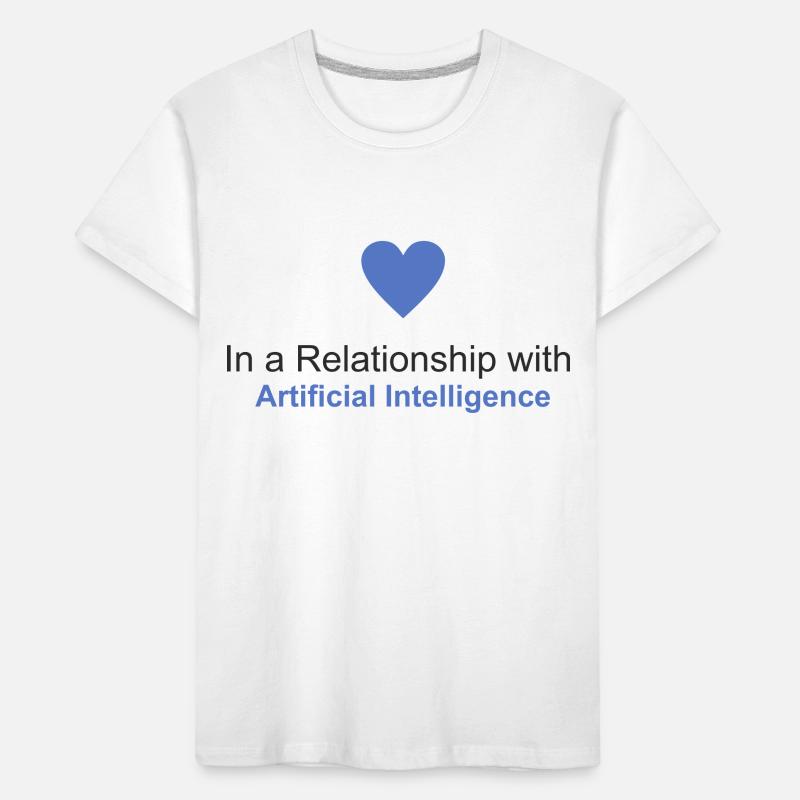 In a relationship with Artificial Intelligence Kids' Premium Organic T-Shirt