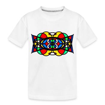 Modèle - T-shirt bio Premium Enfant - blanc - Devant
