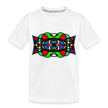 Modèle - T-shirt bio Premium Enfant - blanc - Devant