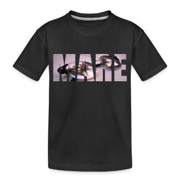 mare -Sonnebrille - Palmen - Kinder Premium Bio T-Shirt - Schwarz - Vorne