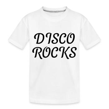 Dancing Dance Music - Kinder Premium Bio T-Shirt - Weiß - Vorne