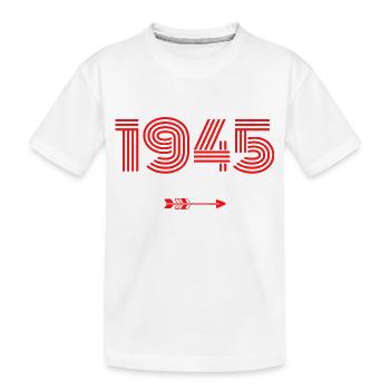 Né en 1945 - T-shirt bio Premium Enfant - blanc - Devant
