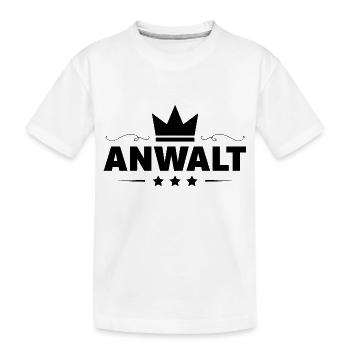 Anwalt Beruf - Kinder Premium Bio T-Shirt - Weiß - Vorne