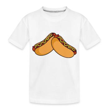 Hot-dogs - T-shirt bio Premium Enfant - blanc - Devant