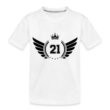 Coat of arms 21 - Kids' Premium Organic T-Shirt - white - Front