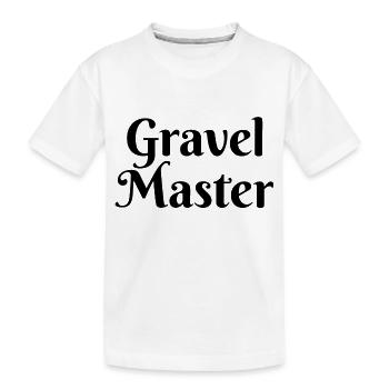 Gravel Master Road Bike Gravel Bike - T-shirt bio Premium Enfant - blanc - Devant