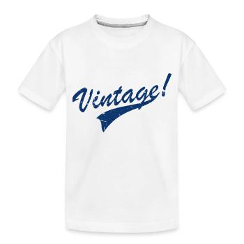 Vintage - T-shirt bio Premium Enfant - blanc - Devant