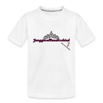 Junggesellenabschied - Kinder Premium Bio T-Shirt - Weiß - Vorne