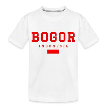 Bogor Indonesien - Kinder Premium Bio T-Shirt - Weiß - Vorne
