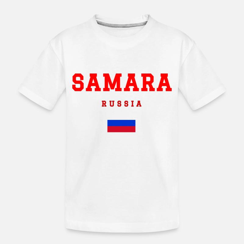 Samara, Russie - T-shirt bio Premium Enfant - blanc