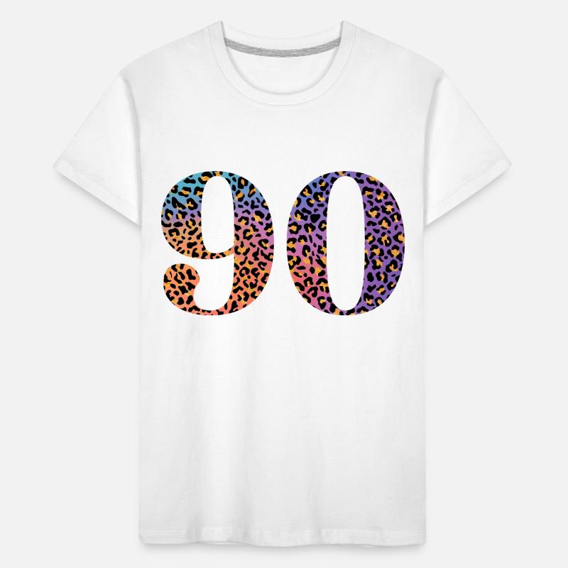90e anniversaire léopard T-shirt bio Premium Enfant
