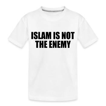 Islam is not the enemy - T-shirt bio Premium Enfant - blanc - Devant