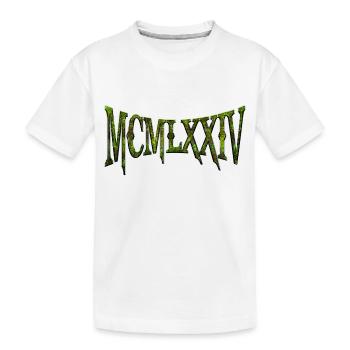 MCMLXXIV 1974 50e anniversaire B-Day cadeau d’anniversaire - T-shirt bio Premium Enfant - blanc - Devant