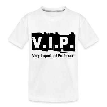 V.I.P. Very Important Professor - Kids' Premium Organic T-Shirt - white - Front