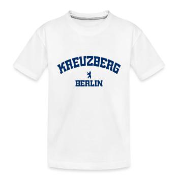 Kreuzberg - Berlin - Deutschland - Germany - Kinder Premium Bio T-Shirt - Weiß - Vorne