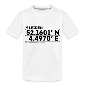 Leiden: Quaint Canals & Scholarly Heritage - Kids' Premium Organic T-Shirt - white - Front