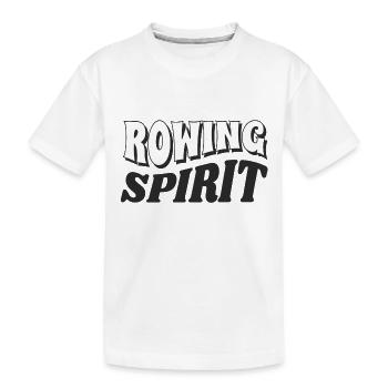Rowing Spirit - Rudern - Ruderer - Ruderin - Kinder Premium Bio T-Shirt - Weiß - Vorne
