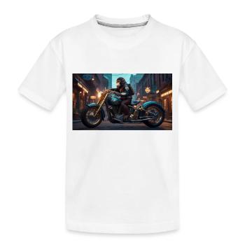 Easy Rider - Kinder Premium Bio T-Shirt - Weiß - Vorne