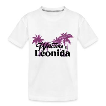 Welcome to leonida - GTA VI - T-shirt bio Premium Enfant - blanc - Devant