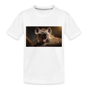 Niedliche Tiere chillen – Harpyie - Kinder Premium Bio T-Shirt - Weiß - Vorne