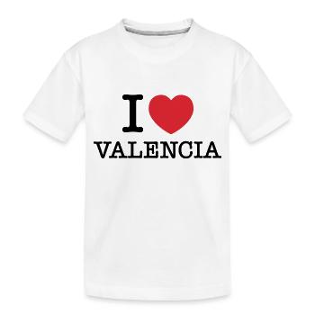 J’aime Valence | Valence | I Heart Valencia - T-shirt bio Premium Enfant - blanc - Devant