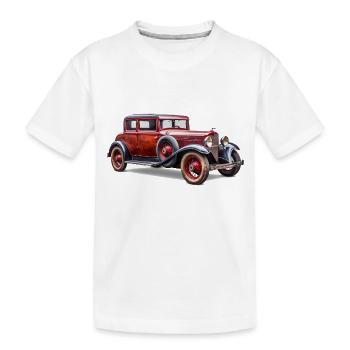 Les amateurs de voitures classiques se trouvent partout dans le monde - T-shirt bio Premium Enfant - blanc - Devant