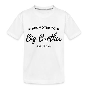 Grand frère 2025 - T-shirt bio Premium Enfant - blanc - Devant