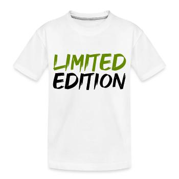 limited edition - Kinder Premium Bio T-Shirt - Weiß - Vorne