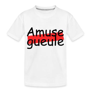 Amuse gueule - Kids' Premium Organic T-Shirt - white - Front