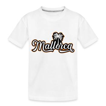 Mallorca Urlaub - Kinder Premium Bio T-Shirt - Weiß - Vorne