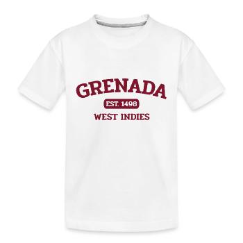 Grenada - Saint George ́s - Caribbean - West Indies - Kids' Premium Organic T-Shirt - white - Front