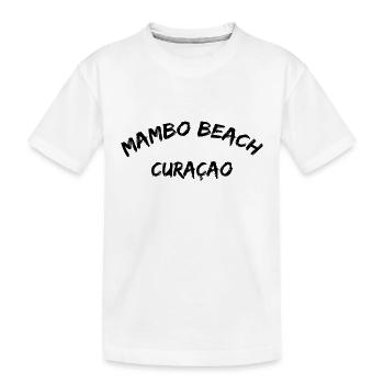 Mambo Beach - Curaçao - Caraïbes néerlandaises - Karibik - T-shirt bio Premium Enfant - blanc - Devant