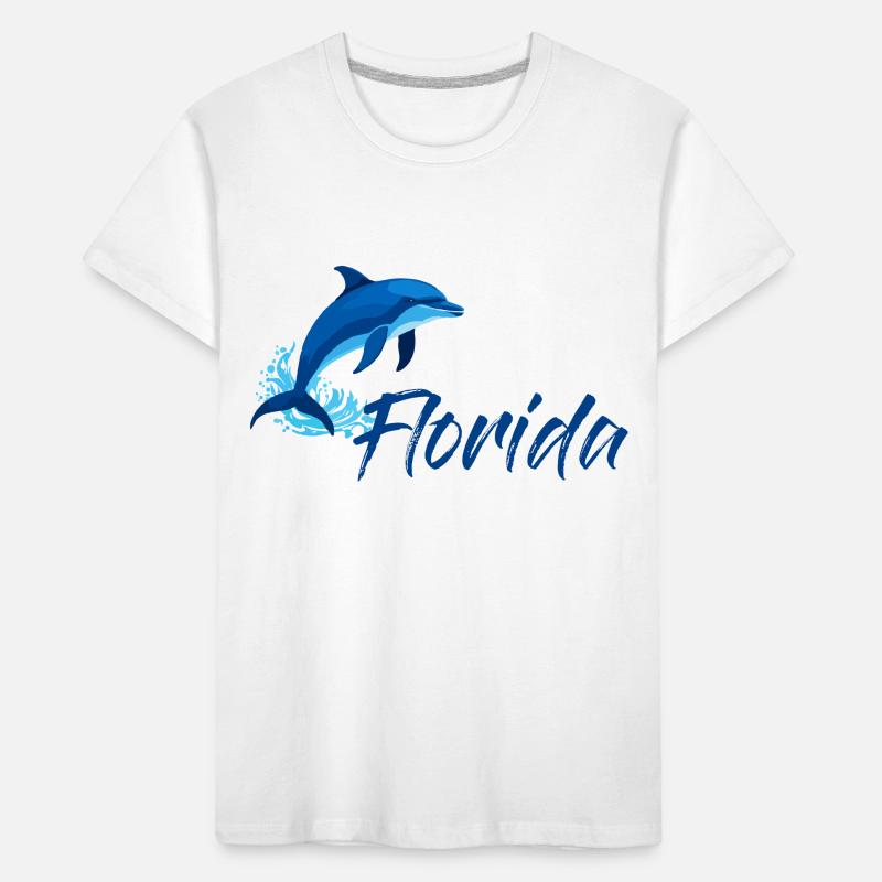 Dolphin Florida Vacation Kids' Premium Organic T-Shirt