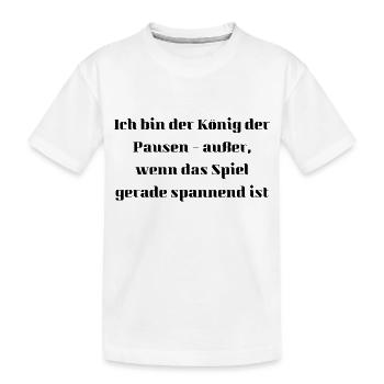 Typisch-Gamer - Kinder Premium Bio T-Shirt - Weiß - Vorne