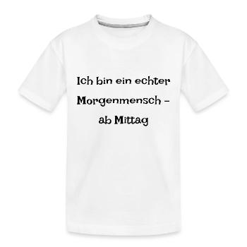 Typisch-Gamer - Kinder Premium Bio T-Shirt - Weiß - Vorne