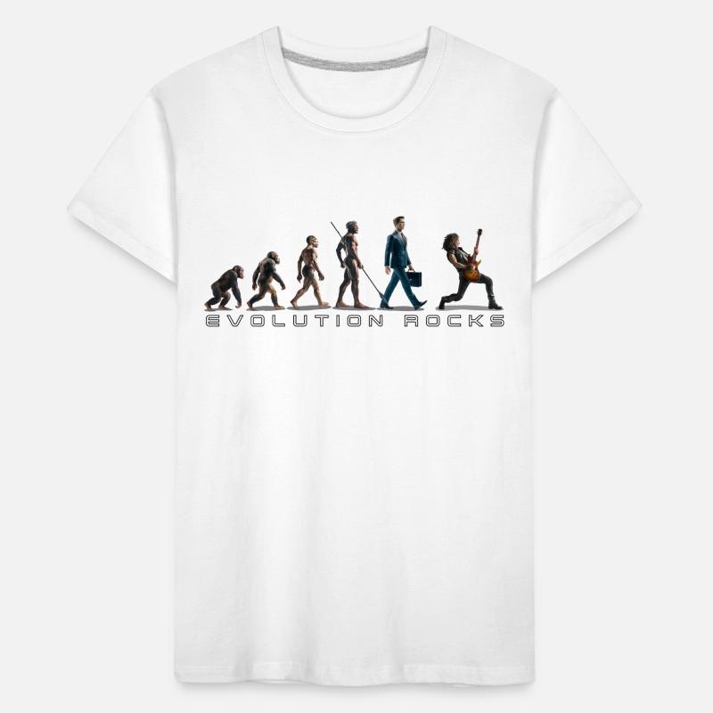 Evolution Guitariste T-shirt bio Premium Enfant
