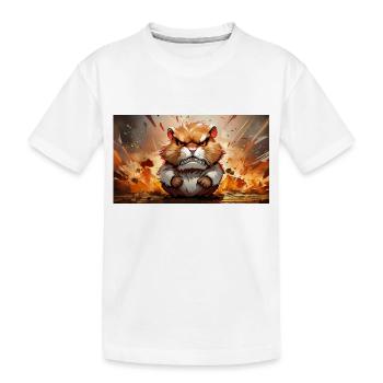 Animaux mignons - hamster - T-shirt bio Premium Enfant - blanc - Devant