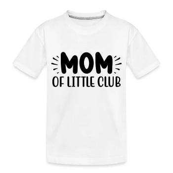 Little Club - Kids' Premium Organic T-Shirt - white - Front