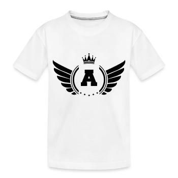 armoiries A - T-shirt bio Premium Enfant - blanc - Devant