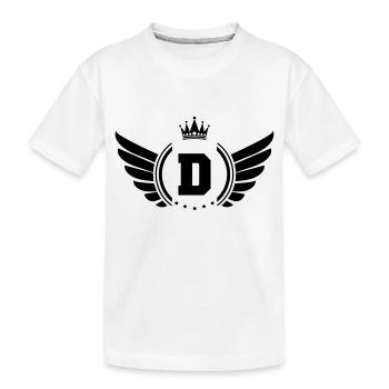 Armoiries D - T-shirt bio Premium Enfant - blanc - Devant