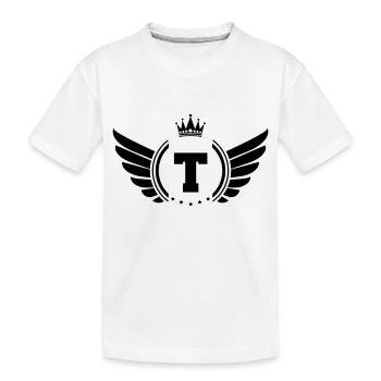 armoiries T - T-shirt bio Premium Enfant - blanc - Devant