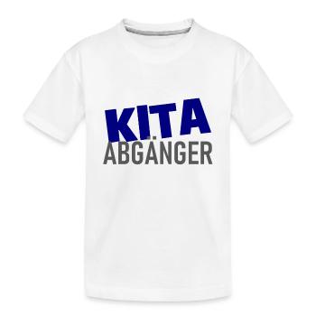 Kita Abgänger Einschulung Kindergarten Schule - Kinder Premium Bio T-Shirt - Weiß - Vorne