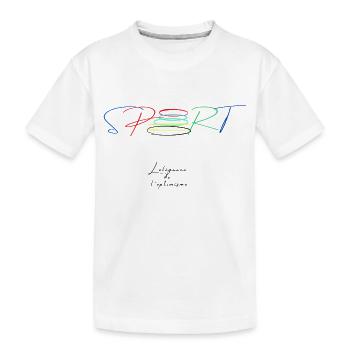 Sport - T-shirt bio Premium Enfant - blanc - Devant