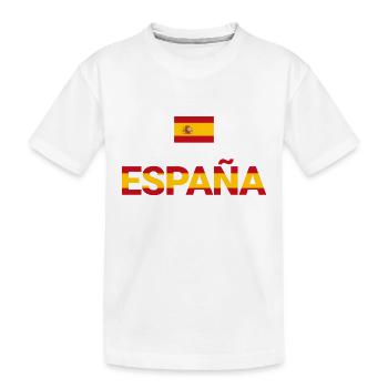ESPAÑA - Kids' Premium Organic T-Shirt - white - Front