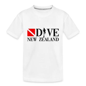Dive New Zealand - Neuseeland - Maori - Aotearoa - Kids' Premium Organic T-Shirt - white - Front